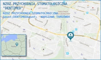 NZOZ PRZYCHODNIA STOMATOLOGICZNA "DENTIMED" - NZOZ PRZYCHODNIA STOMATOLOGICZNA "DENTIMED" - TYKOCIŃSKA 42,  WARSZAWA TARGÓWEK