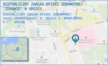 NIEPUBLICZNY ZAKŁAD OPIEKI ZDROWOTNEJ "ZDROWIE" M. UKLEJA K. WROBLEWSKA S.C. - NIEPUBLICZNY ZAKŁAD OPIEKI ZDROWOTNEJ "ZDROWIE" W GRÓJCU - PIOTRA SKARGI 10,  GRÓJEC