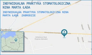 INDYWIDUALNA PRAKTYKA STOMATOLOGICZNA NINA MARTA ŁADA - INDYWIDUALNA PRAKTYKA STOMATOLOGICZNA NINA MARTA ŁADA - WŁ. ST. REYMONTA 14,  ZABRODZIE