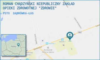 PSTO - ROMAN CHĄDZYŃSKI NIEPUBLICZNY ZAKŁAD OPIEKI ZDROWOTNEJ "ZDROWIE" - GARWOLIŃSKA 2,  DĄBRÓWKA-ŁUG