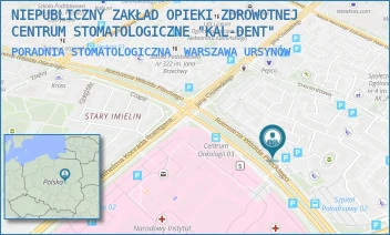 PORADNIA STOMATOLOGICZNA - NIEPUBLICZNY ZAKŁAD OPIEKI ZDROWOTNEJ CENTRUM STOMATOLOGICZNE "KAL-DENT" - ROTMISTRZA PILECKIEGO 132/U-01,  WARSZAWA URSYNÓW