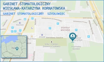 GABINET STOMATOLOGICZNY - GABINET STOMATOLOGICZNY WIESŁAWA-KATARZYNA KORNATOWSKA - STASZICA 4,  SZYDŁOWIEC
