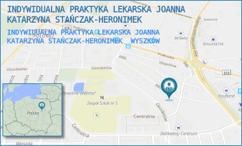 INDYWIDUALNA PRAKTYKA LEKARSKA JOANNA KATARZYNA STAŃCZAK-HERONIMEK - INDYWIDUALNA PRAKTYKA LEKARSKA JOANNA KATARZYNA STAŃCZAK-HERONIMEK - MIODOWA 5,  WYSZKÓW