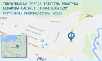 PRZYCHODNIA STOMATOLOGICZNA - INDYWIDUALNA SPECJALISTYCZNA PRAKTYKA LEKARSKA,GABINET STOMATOLOGICZNY - WOJSKA POLSKIEGO 8,  WILGA