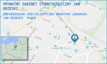 INDYWIDUALNA SPECJALISTYCZNA PRAKTYKA LEKARSKA JAN KRZESKI - PRYWATNY GABINET STOMATOLOGICZNY JAN KRZESKI - PÓŁNOCNA 34,  PŁOCK