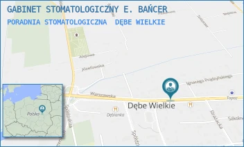 PORADNIA STOMATOLOGICZNA - GABINET STOMATOLOGICZNY E. BAŃCER - WARSZAWSKA 50,  DĘBE WIELKIE