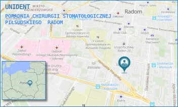 PORADNIA CHIRURGII STOMATOLOGICZNEJ - PIŁSUDSKIEGO - UNIDENT - PIŁSUDSKIEGO 4/2,  RADOM