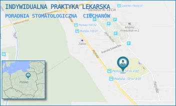 PORADNIA STOMATOLOGICZNA - INDYWIDUALNA PRAKTYKA LEKARSKA - PŁOŃSKA 143,  CIECHANÓW