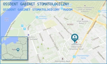 OSSDENT GABINET STOMATOLOGICZNY - OSSDENT GABINET STOMATOLOGICZNY - HM KPT EUGENIUSZA STASIECKIEGO 1,  RADOM