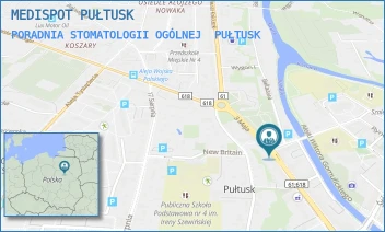PORADNIA STOMATOLOGII OGÓLNEJ - MEDISPOT PUŁTUSK - 3 MAJA 16,  PUŁTUSK