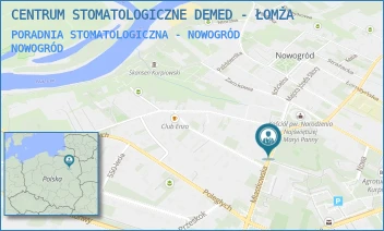 PORADNIA STOMATOLOGICZNA - NOWOGRÓD - CENTRUM STOMATOLOGICZNE DEMED - ŁOMŻA - MIASTKOWSKA 5,  NOWOGRÓD