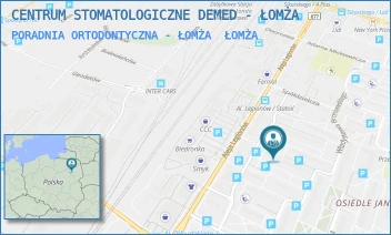 PORADNIA ORTODONTYCZNA - ŁOMŻA - CENTRUM STOMATOLOGICZNE DEMED - ŁOMŻA - SŁOWACKIEGO 7A,  ŁOMŻA