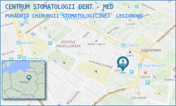 PORADNIA CHIRURGII STOMATOLOGICZNEJ - CENTRUM STOMATOLOGII DENT - MED - KRÓLOWEJ JADWIGI 2/U2,  LEGIONOWO