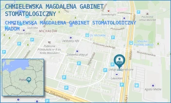 CHMIELEWSKA MAGDALENA GABINET STOMATOLOGICZNY - CHMIELEWSKA MAGDALENA GABINET STOMATOLOGICZNY - MIESZKA I 3/11,  RADOM