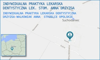 INDYWIDUALNA PRAKTYKA LEKARSKA DENTYSTYCZNA DRZYZGA-WALKOWIAK ANNA - INDYWIDUALNA PRAKTYKA LEKARSKA DENTYSTYCZNA LEK. STOM. ANNA DRZYZGA - UL. ADAMA MICKIEWICZA 12,  STRZELCE OPOLSKIE