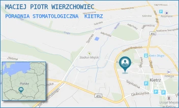 PORADNIA STOMATOLOGICZNA - MACIEJ PIOTR WIERZCHOWIEC - UL. KOŚCIELNA 1/23,  KIETRZ