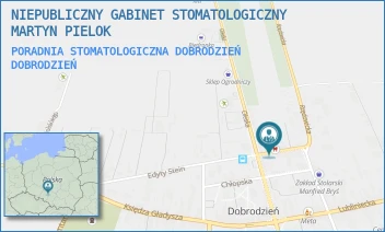 PORADNIA STOMATOLOGICZNA DOBRODZIEŃ - NIEPUBLICZNY GABINET STOMATOLOGICZNY MARTYN PIELOK - UL. POLNA 3,  DOBRODZIEŃ