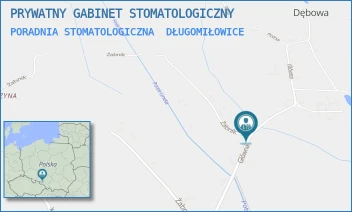 PORADNIA STOMATOLOGICZNA - PRYWATNY GABINET STOMATOLOGICZNY - UL. GŁÓWNA 32,  DŁUGOMIŁOWICE