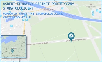 PORADNIA PROTETYKI STOMATOLOGICZNEJ - ASDENT PRYWATNY GABINET PROTETYCZNY - STOMATOLOGICZNY - UL. BOLESŁAWA KRZYWOUSTEGO 3,  KĘDZIERZYN-KOŹLE