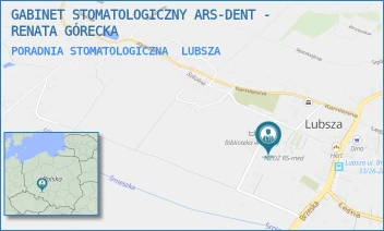 PORADNIA STOMATOLOGICZNA - GABINET STOMATOLOGICZNY ARS-DENT - RENATA GÓRECKA - SZKOLNA 1C 1C,  LUBSZA
