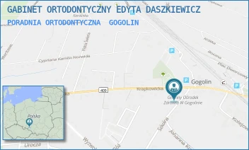 PORADNIA ORTODONTYCZNA - GABINET ORTODONTYCZNY EDYTA DASZKIEWICZ - UL. SZKOLNA 2,  GOGOLIN