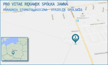 PORADNIA STOMATOLOGICZNA - PRO VITAE RĘKAWEK SPÓŁKA JAWNA - UL. HENRYKA POBOŻNEGO 1,  STRZELCE OPOLSKIE