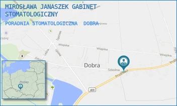 PORADNIA STOMATOLOGICZNA - MIROSŁAWA JANASZEK GABINET STOMATOLOGICZNY - UL. SZKOLNA 2,  DOBRA