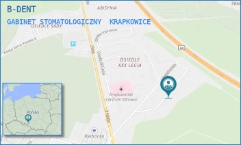 GABINET STOMATOLOGICZNY - B-DENT - UL. JAGIELLOŃSKA 22,  KRAPKOWICE