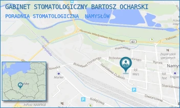 PORADNIA STOMATOLOGICZNA - GABINET STOMATOLOGICZNY BARTOSZ OCHARSKI - KOMUNY PARYSKIEJ 2,  NAMYSŁÓW