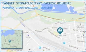 PORADNIA STOMATOLOGICZNA - GABINET STOMATOLOGICZNY BARTOSZ OCHARSKI - UL. KOMUNY PARYSKIEJ 2,  NAMYSŁÓW