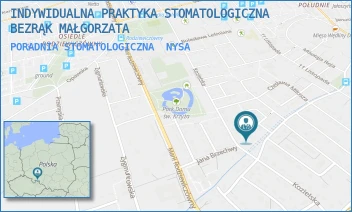 PORADNIA STOMATOLOGICZNA - INDYWIDUALNA PRAKTYKA STOMATOLOGICZNA BEZRĄK MAŁGORZATA - UL. JAROSŁAWA IWASZKIEWICZA 3,  NYSA