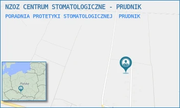 PORADNIA PROTETYKI STOMATOLOGICZNEJ - NZOZ CENTRUM STOMATOLOGICZNE - PRUDNIK - UL. KOŚCIUSZKI 15,  PRUDNIK