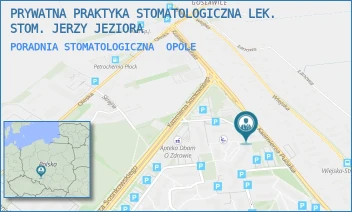 PORADNIA STOMATOLOGICZNA - PRYWATNA PRAKTYKA STOMATOLOGICZNA LEK. STOM. JERZY JEZIORA - UL. EMILA FIELDORFA 12/403,  OPOLE