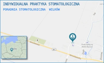 PORADNIA STOMATOLOGICZNA - INDYWIDUALNA PRAKTYKA STOMATOLOGICZNA - KOŚCIELNA 6,  WILKÓW