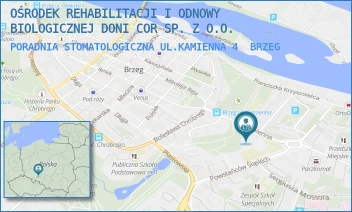 PORADNIA STOMATOLOGICZNA UL.KAMIENNA 4 - OŚRODEK REHABILITACJI I ODNOWY BIOLOGICZNEJ DONI COR SP. Z O.O - UL. KAMIENNA 4,  BRZEG