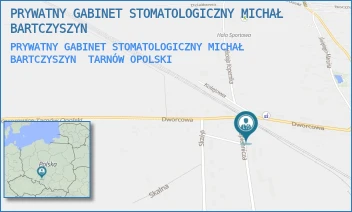 PRYWATNY GABINET STOMATOLOGICZNY MICHAŁ BARTCZYSZYN - PRYWATNY GABINET STOMATOLOGICZNY MICHAŁ BARTCZYSZYN - UL. WAPIENNICZA 1,  TARNÓW OPOLSKI
