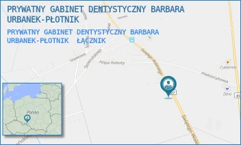 PRYWATNY GABINET DENTYSTYCZNY BARBARA URBANEK-PŁOTNIK - PRYWATNY GABINET DENTYSTYCZNY BARBARA URBANEK-PŁOTNIK - UL. ŚWIERCZEWSKIEGO 16,  ŁĄCZNIK