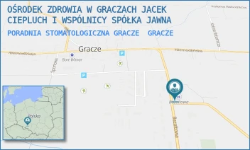 PORADNIA STOMATOLOGICZNA GRACZE - OŚRODEK ZDROWIA W GRACZACH JACEK CIEPLUCH I WSPÓLNICY SPÓŁKA JAWNA - UL. BAZALTOWA 4,  GRACZE