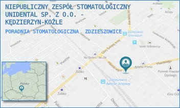 PORADNIA STOMATOLOGICZNA - NIEPUBLICZNY ZESPÓŁ STOMATOLOGICZNY  UNIDENTAL SP. Z O.O. - KĘDZIERZYN-KOŹLE - FILARSKIEGO 6,  ZDZIESZOWICE