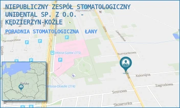PORADNIA STOMATOLOGICZNA - NIEPUBLICZNY ZESPÓŁ STOMATOLOGICZNY  UNIDENTAL SP. Z O.O. - KĘDZIERZYN-KOŹLE - GÓRNA 26,  ŁANY
