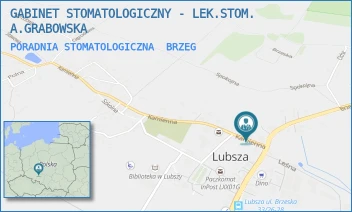 PORADNIA STOMATOLOGICZNA - GABINET STOMATOLOGICZNY - LEK.STOM. A.GRABOWSKA - UL. KAMIENNA 2,  BRZEG
