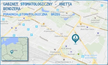 PORADNIA STOMATOLOGICZNA - GABINET STOMATOLOGICZNY - ANETTA BENDZERA - UL. TRZECH KOTWIC 6,  BRZEG