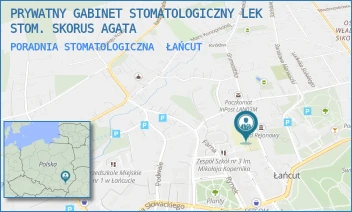 PORADNIA STOMATOLOGICZNA - PRYWATNY GABINET STOMATOLOGICZNY LEK STOM. SKORUS AGATA - UL. GRUNWALDZKA 11,  ŁAŃCUT