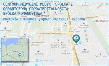 PORADNIA CHIRURGII STOMATOLOGICZNEJ - CENTRUM MEDYCZNE MEDYK  SPÓŁKA Z OGRANICZONĄ ODPOWIEDZIALNOŚCIĄ SPÓŁKA KOMANDYTOWA - AL. TADEUSZA REJTANA 53,  RZESZÓW
