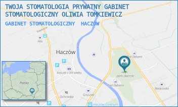 GABINET STOMATOLOGICZNY - TWOJA STOMATOLOGIA PRYWATNY GABINET STOMATOLOGICZNY OLIWIA TOMKIEWICZ - HACZÓW 96,  HACZÓW