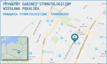 PORADNIA STOMATOLOGICZNA - PRYWATNY GABINET STOMATOLOGICZNY WIESŁAWA PĘKALSKA - UL. KONFEDERACJI DZIKOWSKIEJ 18,  TARNOBRZEG