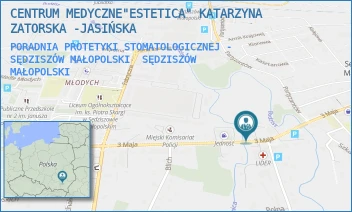 PORADNIA PROTETYKI STOMATOLOGICZNEJ - SĘDZISZÓW MAŁOPOLSKI - CENTRUM MEDYCZNE"ESTETICA" KATARZYNA ZATORSKA -JASIŃSKA - 3 MAJA 34,  SĘDZISZÓW MAŁOPOLSKI