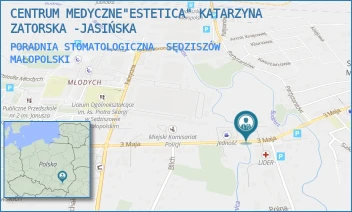PORADNIA STOMATOLOGICZNA - CENTRUM MEDYCZNE"ESTETICA" KATARZYNA ZATORSKA -JASIŃSKA - UL. 3 MAJA 34,  SĘDZISZÓW MAŁOPOLSKI