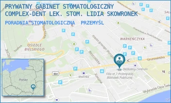 PORADNIA STOMATOLOGICZNA - PRYWATNY GABINET STOMATOLOGICZNY COMPLEX-DENT LEK. STOM. LIDIA SKOWRONEK - UL. GRUNWALDZKA 1A/2,  PRZEMYŚL
