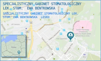 SPECJALISTYCZNY GABINET STOMATOLOGICZNY LEK. STOM. EWA BENTKOWSKA - SPECJALISTYCZNY GABINET STOMATOLOGICZNY LEK. STOM.  EWA BENTKOWSKA - UL. WINCENTEGO POLA 9,  LESKO